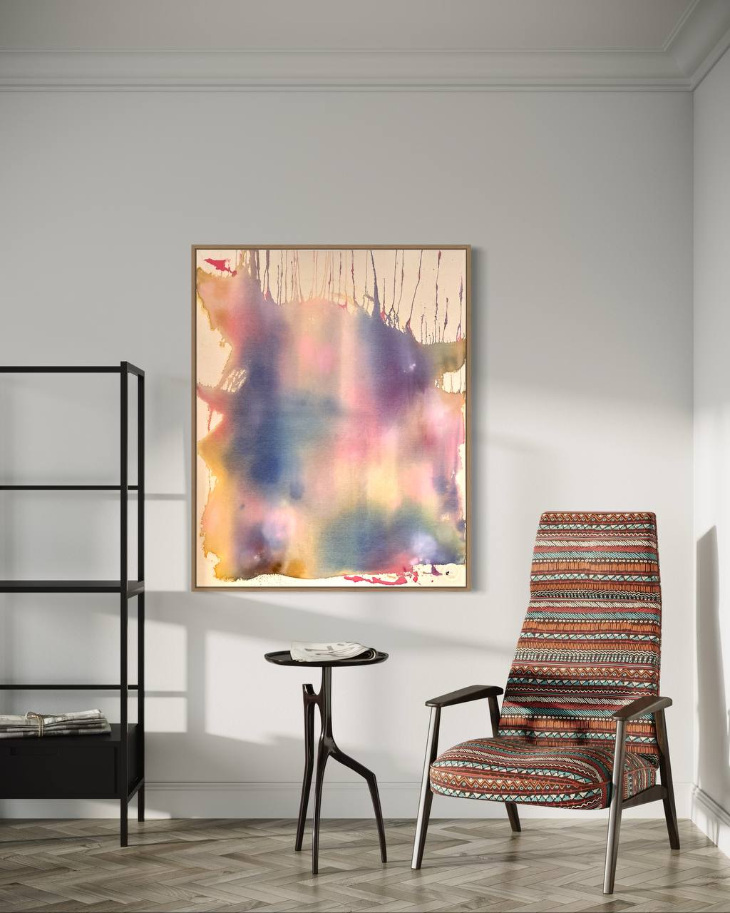 ÜBERGANG ZUM TRAUM | Originalkunst | Abstraktes Acrylgemälde in sanften Farben – Bild 6