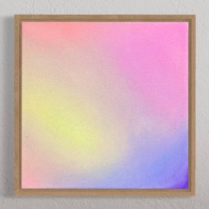 kleine abstrakte Malerei, abstraktes bild im Holyrahmen